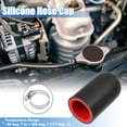 thumbnail image 2 of 1 Set 28mm 1.10" ID Car Silicone Coolant Cap Intake Vacuum Hose End Plug Car Coolant Heater Black, 2 of 6