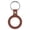 Brown, variant on PU Leather Coin Holder Keychain Case Portable Storage for Commemorative Coins Badge Key Accessories Protective Capsule Cover with Hanging Loop Organizer