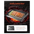 thumbnail image 2 of Carbon Steel Griddle 22x16 inch, Flat Top Grill Plate for BBQ, Teppanyaki, Camping - Portable Family Cookware - Black, 2 of 9