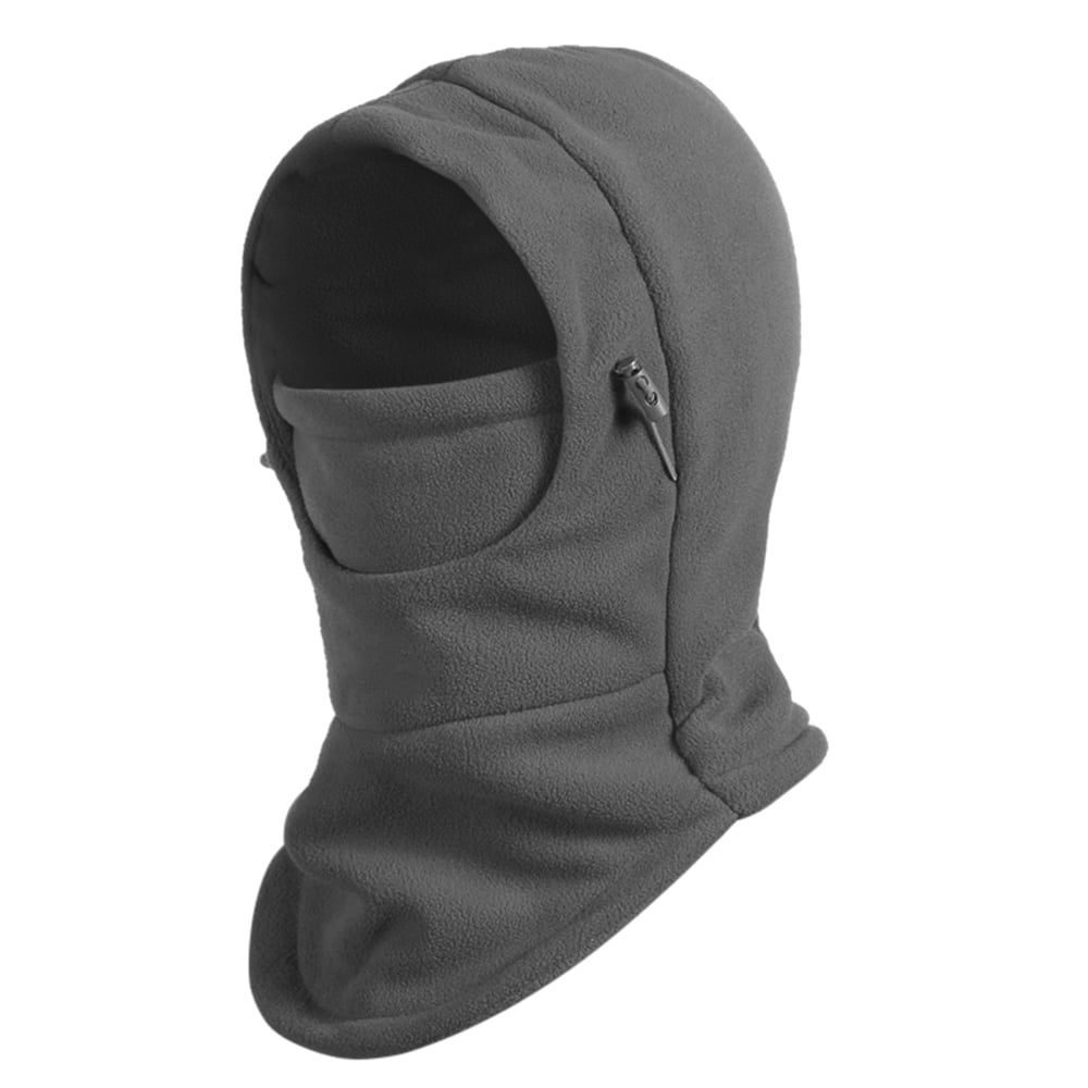Balaclava Hood Ski Face Cover Neck Warmer Winter Fleece Hat for Women and Men 