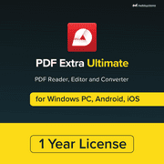 PDF Extra Ultimate | Complete PDF Reader and Editor | Create, Edit, Convert, Combine, Comment, Fill & Sign PDFs | Yearly License | 1 Windows PC & 2 Mobile Devices | 1 User