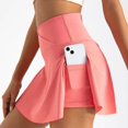 thumbnail image 6 of Daznico Women's High Waisted Tennis Skirt with Pockets, Athletic Skorts for Running and Workout,Size L, 6 of 8