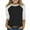 Black, variant on fnnxnal Big Girls 9T Blue Baseball Tee - Color Block 3/4 Sleeve, Polyester Spandex, Machine Washable Durable Kids Everyday Shirt