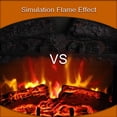 thumbnail image 4 of Zimtown Chimenea eléctrica pequeña de 17",Calentador de pie de interior con llama de fuego regulable,Listado CSA Zimtown Estufa eléctrica de chimenea, 4 of 9