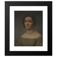 thumbnail image 2 of Franciszek Ksawery Lampi 20x24 Black Modern Framed Museum Art Print Titled - Portrait of Karolina Schultz, 2 of 5