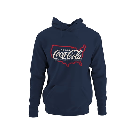 Officially Licensed Coca Cola Highway to Anywhere Men's Hoodie
