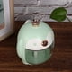 thumbnail image 4 of Humidificador de 300 ml, humidificador de aire con luz nocturna de gran capacidad para escritorio en el hogar, color verde claro, 4 of 8