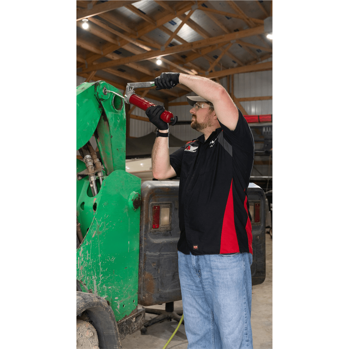 Alemite 500 Grease Gun, Professional, 10,000 psi, Aluminum Head