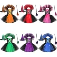 thumbnail image 2 of Disfraz de bruja malvada para Halloween para niños, fiesta de carnaval, disfraces de niñas, vestido de tutú de bruja malvada con sombrero y escoba mágica, 2 of 5