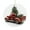 Pattern, variant on Ceramic Christmas Ornament Country Winter Christmas Decor Ceramic Ornament Christmas Tree New Year Party Decorations Supplies Red Barn in Snow Christmas Tree Ornaments