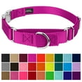 thumbnail image 2 of Country Brook Petz® Fuchsia Heavyduty Nylon Martingale with Premium Buckle, Large, 2 of 6