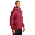 thumbnail image 4 of Port & Company Core Fleece Pullover Hooded Sweatshirt-M (Heather Red), 4 of 6