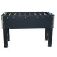 thumbnail image 4 of 54" Soccer Table in Sleek Black Design - MDF and Steel Family Game Table Perfect for Indoor Play, 4 of 10