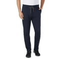 thumbnail image 2 of Tommy Hilfiger Mens Fleece Sweatpants Drawstring Jogger Straight Leg (Navy Large), 2 of 5