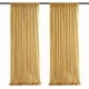 thumbnail image 1 of XmhyTop-A Cortinas con purpurina (2 piezas, 60 x 240 cm), color dorado, 1 of 5