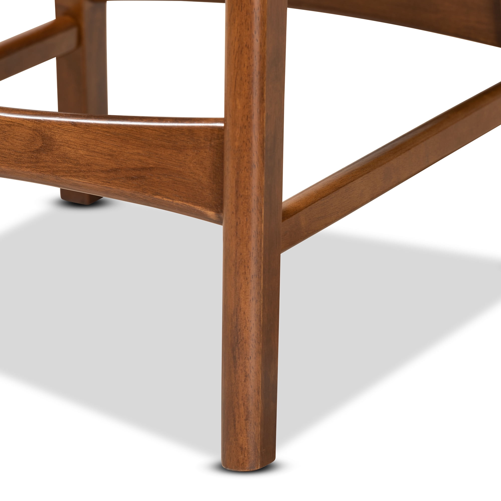 Baxton Studio Katya Bar Stool, Sand, Set of 2