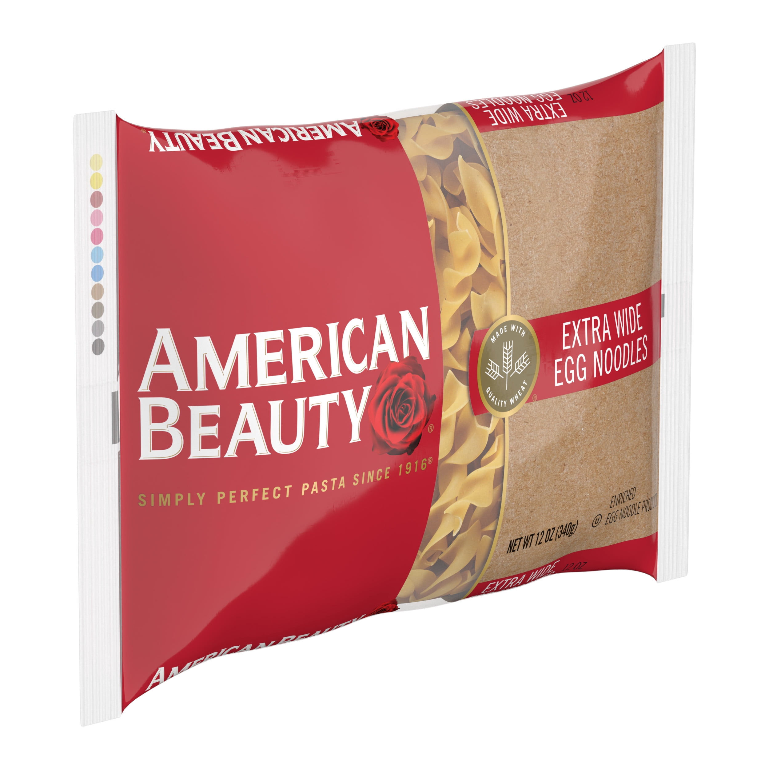 (2 pack) American Beauty Extra Wide Egg Noodle, 12-Pack (12 oz Each) – for Stroganoff, Soups & Casseroles