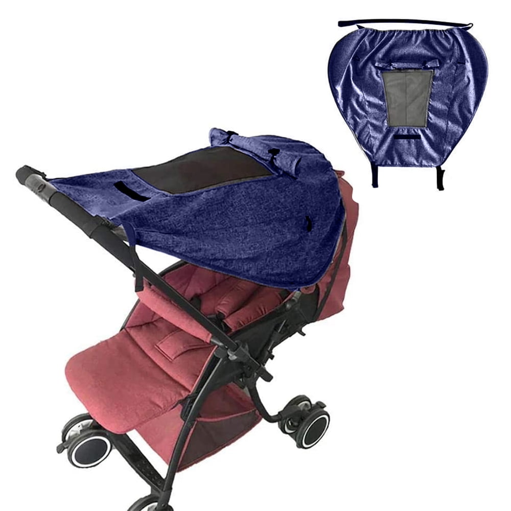 Stroller Sun Shade Stroller Sun Shade With Observation Window And Wide Wings For Baby Uv Protection Walmart