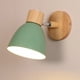 Luminaires Minimalistes Modernes en Bois pour l'Éclairage de la Maison Allée de Cuisine Vert – image 2 sur 8
