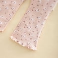 thumbnail image 6 of NIEWTR Kids Sweatsuit Set Girls Toddler Baby Girl Fall Winter Long Sleeve Crewneck Shirt with Elastic Waist Pajama Set Daily Wear Comfy Loungewear Soft for 3T 4T(A-Pink,18-24 Months), 6 of 9