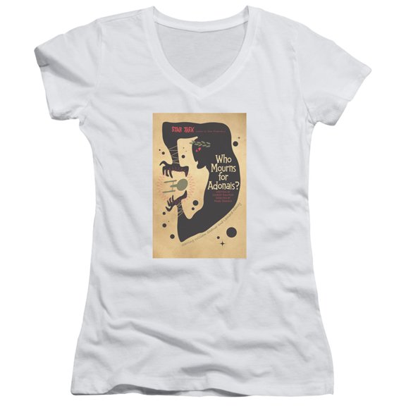 Star Trek Tos Episode 31 Junior Women's V-Neck T-Shirt White