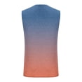 Aueoeo Men's Gradient Color Sleeveless Tank Top, Fashion Trendy Muscle ...