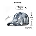 thumbnail image 4 of Star Print Baseball Cap for Men and Women Outdoor Breathable American Style Hat, 4 of 6