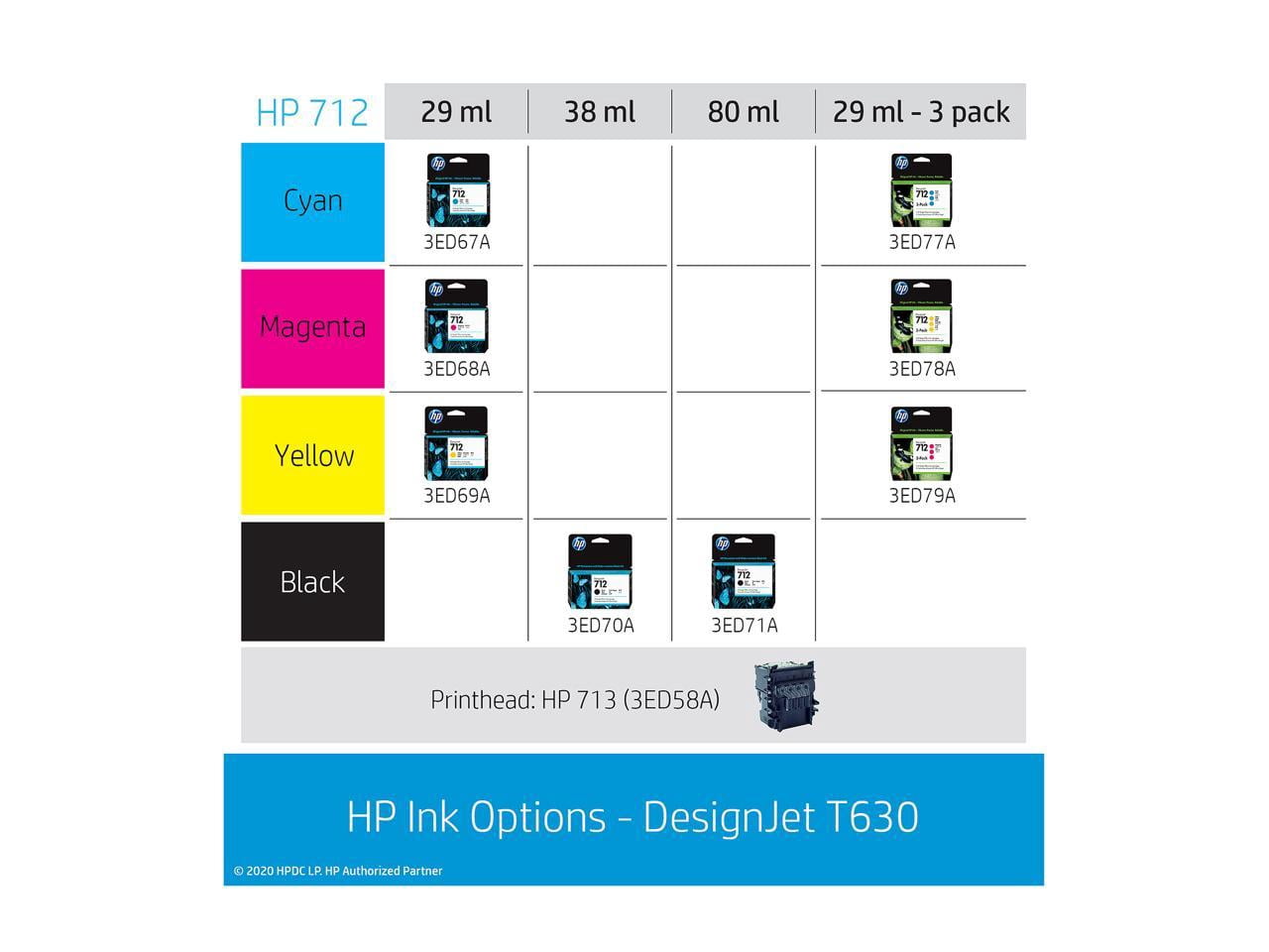 HP DesignJet T630 Large Format Wireless Plotter Printer - 24", with Mobile Printing (5HB09A)