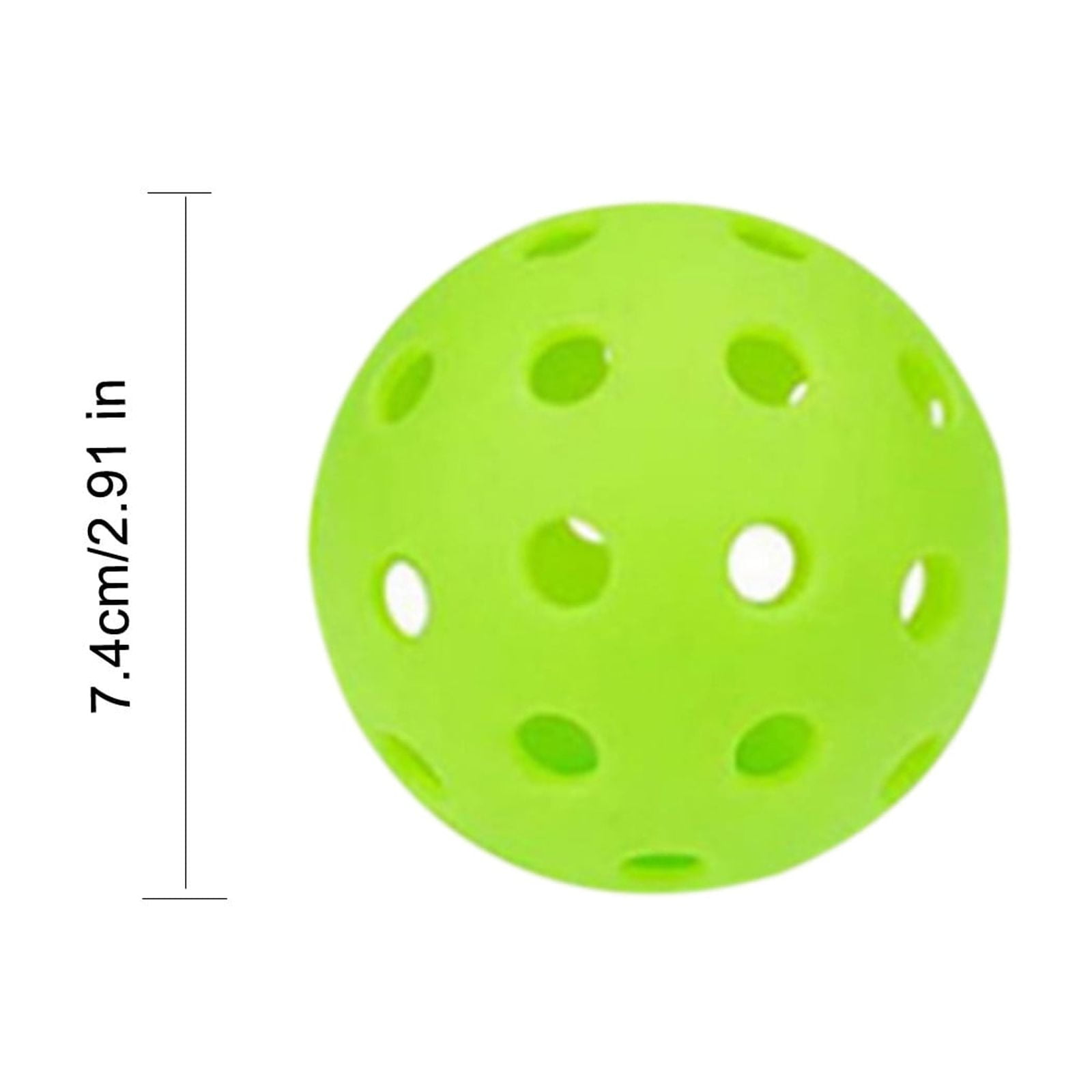 Pick Ball 74mm With 40 Holes Plastic PE Hard Outdoor Weifu Hole