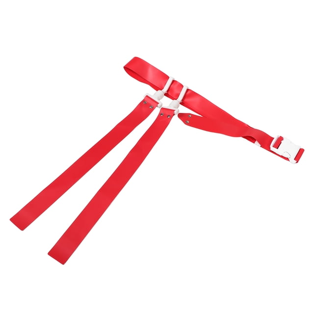WRITWAA Ensemble de Drapeau Ajustable Ceinture de Football Rouge Réutilisable Design Épaissi 1Ensemble pour Équipement de Fan