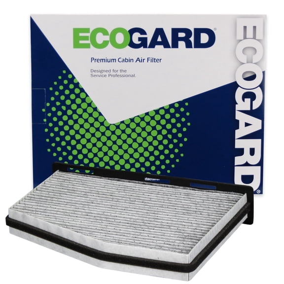 ECOGARD XC10626C Premium Cabin Air Filter with Activated Carbon | Fits 2006-2018 Volkswagen Jetta 2.0L; 2014-2017 Passat 1.8L, Beetle 1.8L, Caddy 1.2L; 2012-2018 Passat 2.5L; 2005-2010 Bora 2.5L