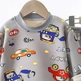 thumbnail image 4 of Hessimy Toddler Boys Girls Spring Summer 2Pcs Long Sleeve Pullover Tops Soft Casual Pants Sweatsuit Set(E,12-18 Months), 4 of 4