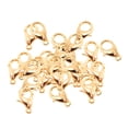 thumbnail image 2 of 50 Piezas Cierres Garra Langosta Metal - Chapado en material de oro y material - 6x12 Mm BLESIY  Corchetes de langosta, 2 of 8