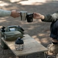 thumbnail image 4 of Ensemble de 4 Gobelets de Camping Extérieurs en Acier Inoxydable à Double Couche avec Porte-Gobelet et Rangement Portable, 4 of 8