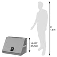 thumbnail image 3 of Montezuma 26" x 18" Triangle Toolbox (aluminum, brite), 3 of 10