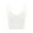 White, variant on Women's Comfy Sleep Bra Padded Seamless Bralettes Wireless Cami Bra Tank Top Sports Bra (White, S/M)