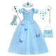 thumbnail image 1 of Disney Girl Cenicienta Rapunzel Cosplay Dress Up Blancanieves Belle Aurora Ropa para niños Fiesta de cumpleaños Vestido Princesa Costume9-10T (Etiqueta 150) Gao Jinjia LED, 1 of 2
