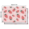 thumbnail image 6 of Placemats Table Mats Set of 4, Flax Machine Washable Durable Linen Table Mats, Heat Resistant Wrinkle Free Place Mats for Dining Table, Sweet Summer Fruit Design for Strawberry Lovers, 6 of 6