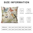 thumbnail image 5 of GOSMITH  Birds Butterflies Throw Pillow Covers  Square Cushion Case Modern Home Decor Pillow Covers Set of  Decorative Pillowcase for Sofa Couch Bed Bedroom Living Room Pillow Cases, 5 of 5
