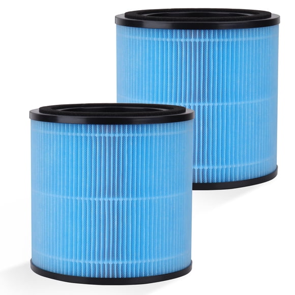 Filtres de Remplacement AP0601 Compatibles avec AIRTOK Air Purifier - Filtre HEPA Véritable H13 à 4 Étapes, Lot de 2