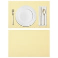 thumbnail image 3 of 1 pcs Placemats Woven Vinyl Place Mats for Dining Table Wipe Clean Heat Resistant Washable Kitchen Table Mats Washable Durable Place Mats, 17.7"x11.8", 3 of 9