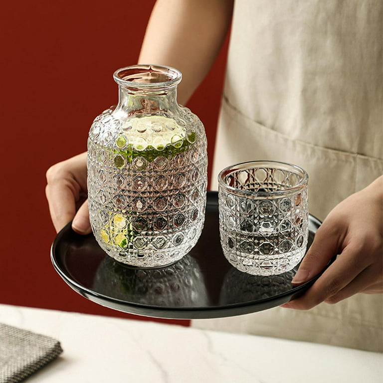 Hot/Cold Carafe Glass Tea Infuser (1 L, 34 oz) White