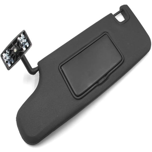Left Driver Side Sun Visor Black Compatible with Jeep Wrangler JK 2007-2018 Replace