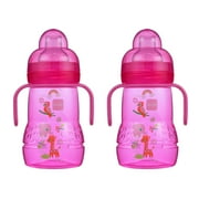 MAM Trainer Bottle Bundle, 8oz, 1 Pack (2 Count), Girl