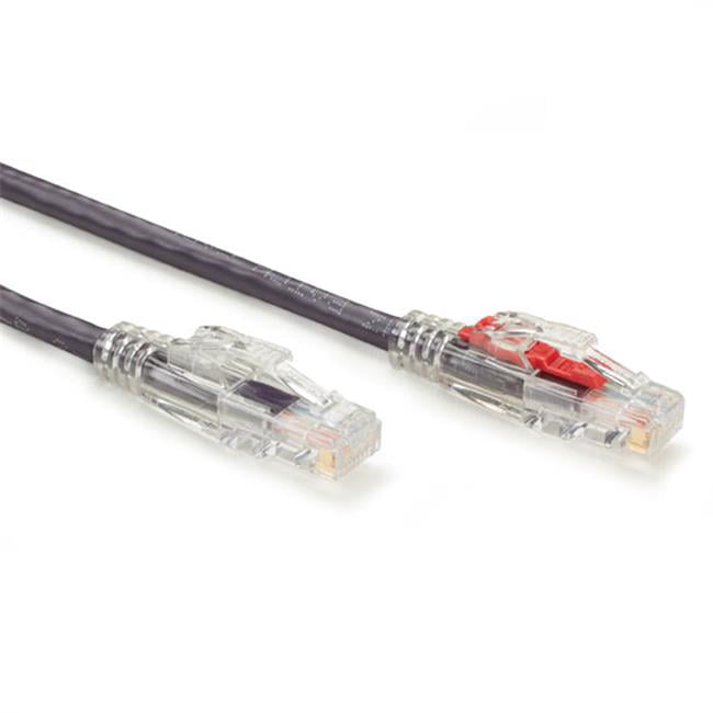 CAT5e Lockable Patch Cable Pack of 10 pcs Black Box C5EPC70-YL-25
