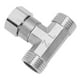 thumbnail image 4 of Conector de manguera de acero inoxidable 304, conector de manguera en T de 3 vías, adaptador de tubería G1/2 para agua, aire, hilo femenino medio, 4 of 5