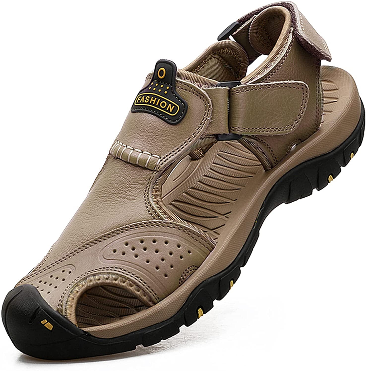 CAMEL Mens Sport Sandals Waterproof Outdoor Open Toe Sandal Athletic Beach Shoes With Three Straps For Summer Hiking 