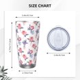 thumbnail image 4 of Goofa Lavender Flowers for 20 oz Skinny Tumbler Stainless Steel Coffee Mug Slim Vacuum Insulated Travel Cup Car Cup-Straw Two-piece Set, 4 of 8