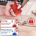 thumbnail image 5 of Thread Lock Blue and Red, Lock Tight Threadlocker Medium and High Strength, Thread Locker for Nuts, Bolts, Fasteners and Metals, Prevent Loosening and Corrosion (50 mlx2), 5 of 7