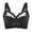 Black, variant on Cupless Bra Trendy Women Large Chest Small Bra No Underwire Shrink Chest Slim Underwear Thin Style Plus Size Sister Full Cup Push up Bra Lace Bra Style F-153 Beige XL